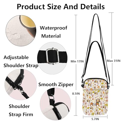 G2TUP Cartoon Dog Crossbody Bag Cartoon Dog Lover Gifts Cartoon Movie Shoulder Bag2