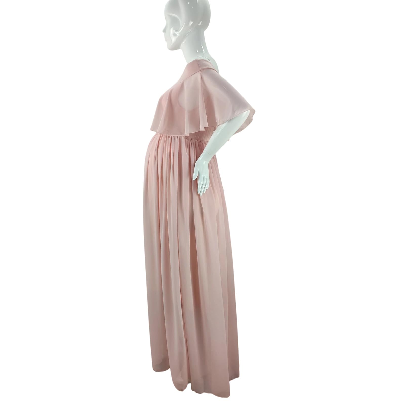 Abito premaman da donna in cotone dal design ampio ed elegante, adatto per l'uso quotidiano o per occasioni speciali, comodo abito premaman