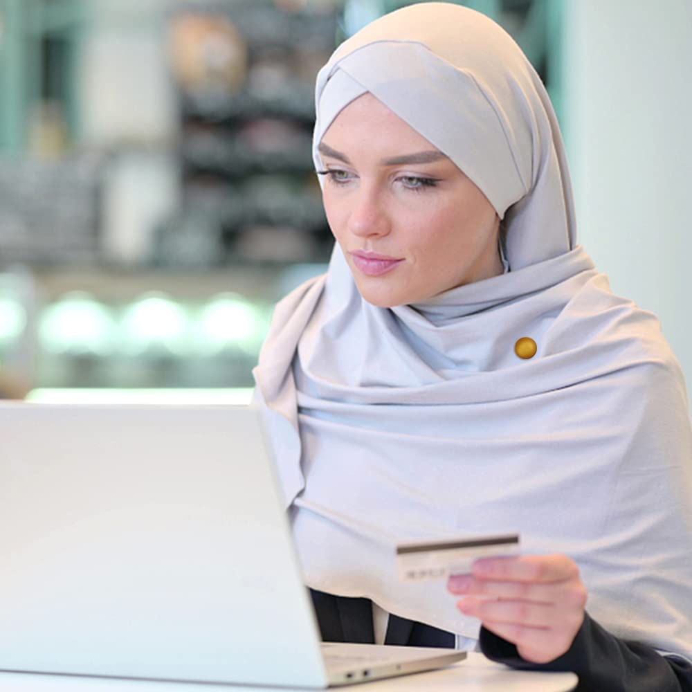 Hyakoz 6 Paia Spille Magnetiche Per Hijab - Rotonde, Senza Fori, Eleganti - Foto 12