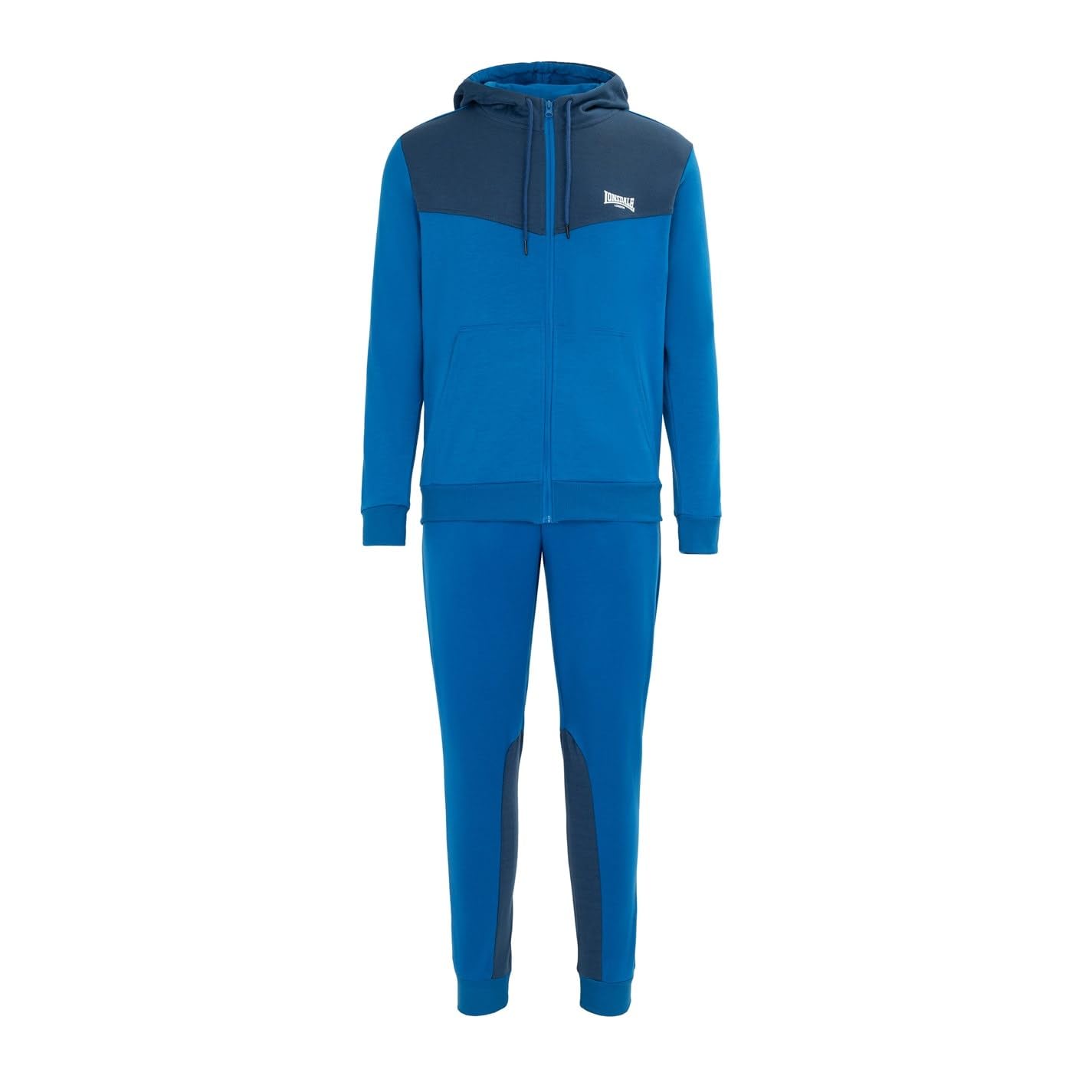 Lonsdale Men's Royal/Navy Fleece Tracksuit 4XL
