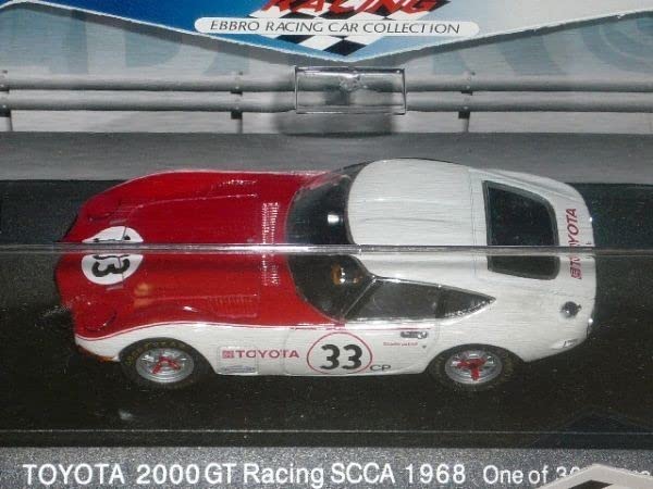Amazon.co.jp: 1/43 EBBRO TOYOTA 2000GT RACING SCCA No.33 White/Red