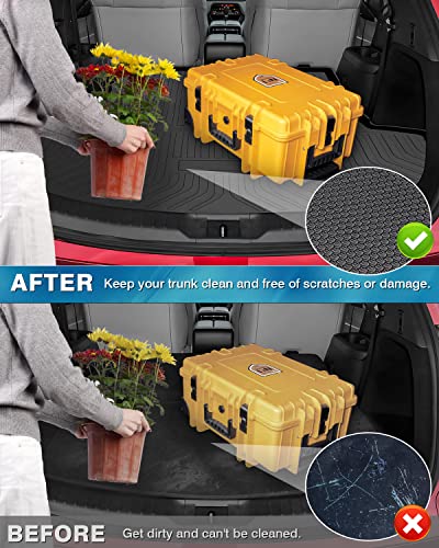 Mixsuper Custom Fit Cargo Liner For 2016-2023 Mazda Cx-9 Behind 2Nd Row Trunk Liner All Weather Rear Trunk Cargo Mat Cx9 Accessories #TOP4