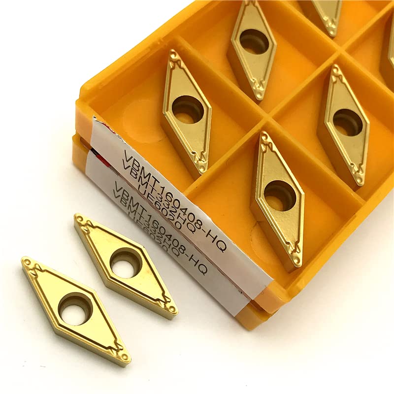 10 piezas VBMT160404 VBMT160408 insertos de carburo para torneado miniatura 4