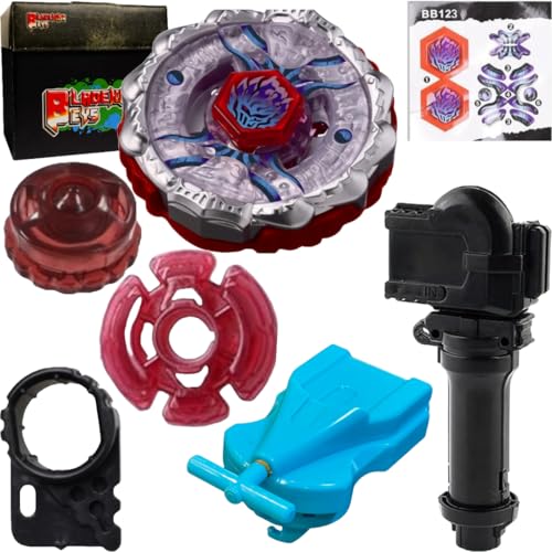 Image of BLADEKING BEYS BB123 Fussion' Had' AD145SWD +1 Way String Launcher (Right Spin)+ Grip +Toy Storage Box