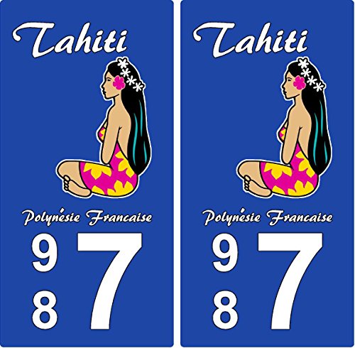 POLYNESIE TAHITI ARMOIRIES TA196 - Les stickers de Caroline