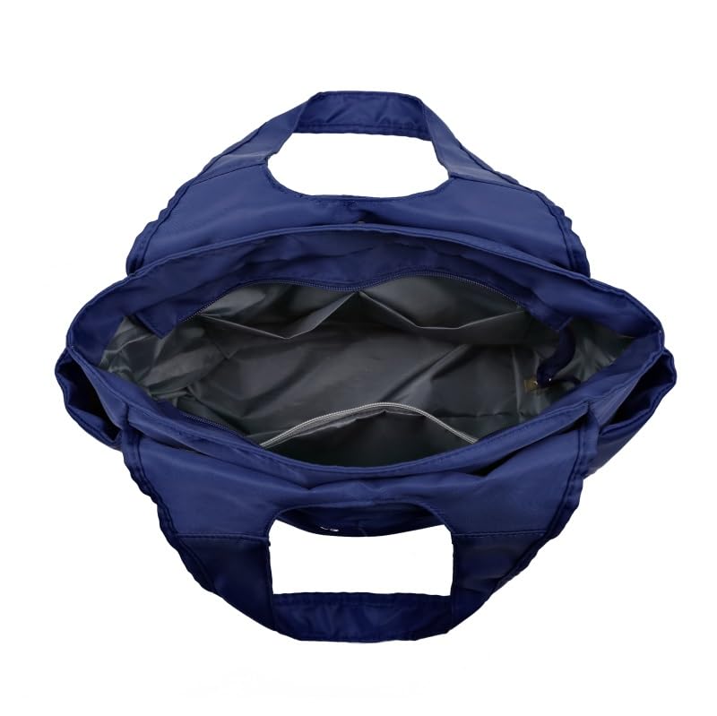 Waterproof nylon tote bag with zipper, women's cloth shoulder bag, handbag4