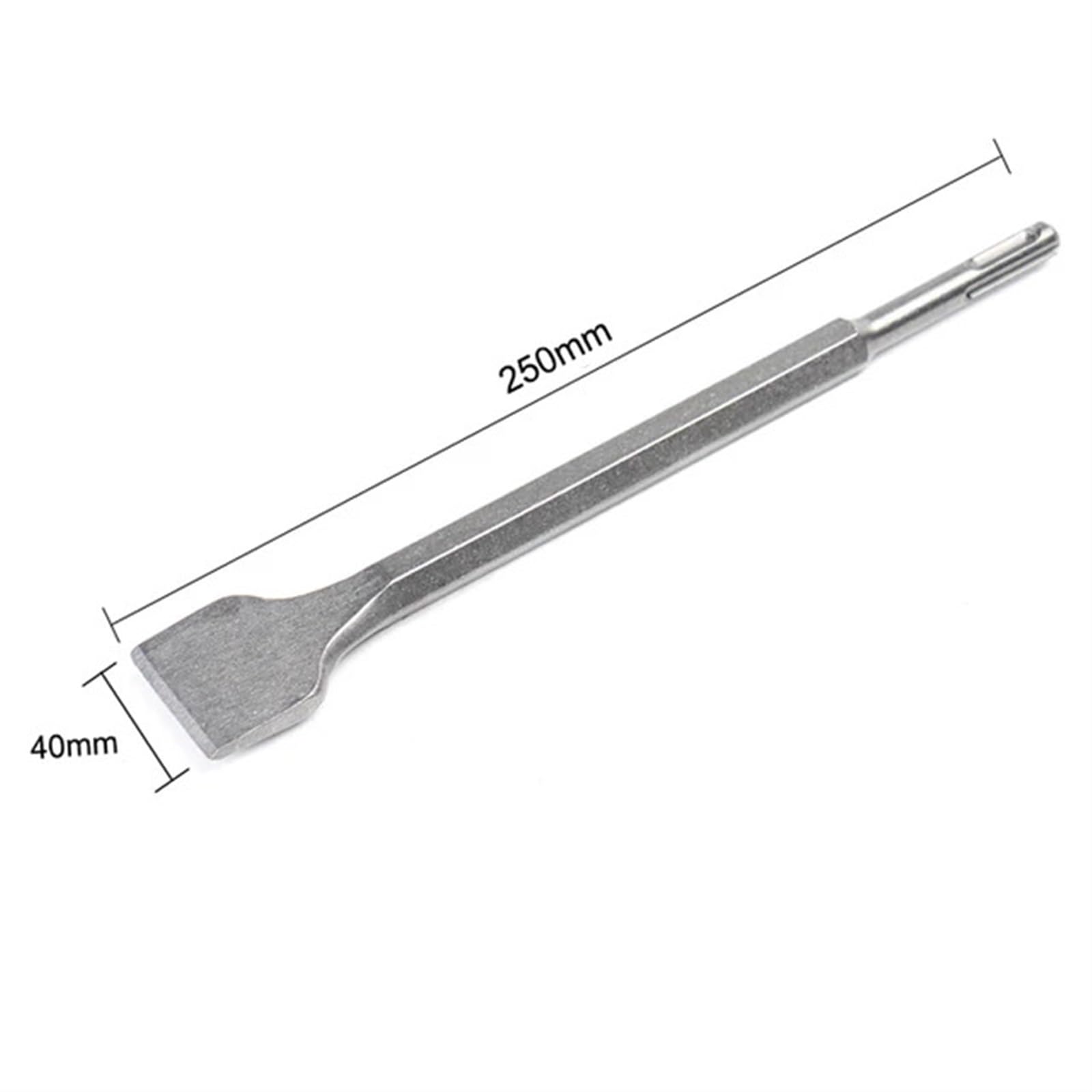 Set di Scalpelli 5 Pezzi Gambo Martello Trapano Punta scanalatura scalpello Piatto muratura Strumenti Set for la Lavorazione del Legno Cemento Muro Roccia