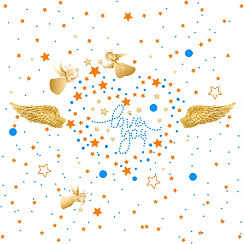 Wall Stickers, Glow-In-The-Dark Wall Stickers Nursery Wall Decal Angel Wings Star Pink Wall Decal Mural Art Bedroom Cafe Room Wall Decor Girl Child Room Living Room Decoration #TOP6