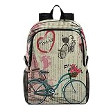 Dimensiones externas de la mochila universitaria: 28,5 x 15 x 47 cm (largo x alto x ancho). Capacidad: 10 kg. Las dimensiones de la bolsa casual plegada son de 7.8 x 9 pulgadas.