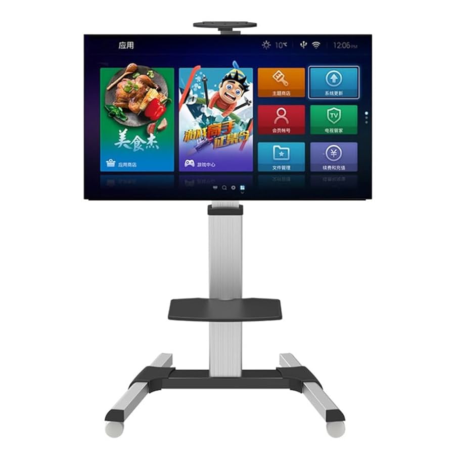 BESSTER テレビスタンドキャスター付き 縦 横 画面回転 90度画面回転可 Amazon.co.jp: BESSTER 壁寄せテレビスタンドキャスター付き