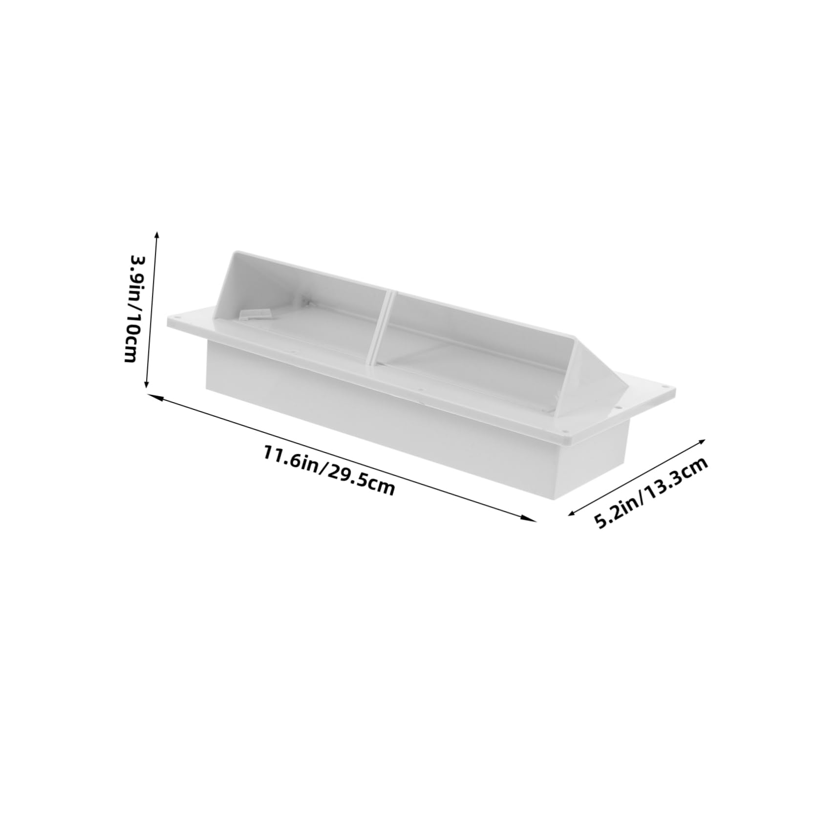 Operitacx 3 Stück Lüftungsgitter Abdeckung für Klimaanlage Robustes Material Installieren für Wohnmobile Boote Bodenventilationszubehör