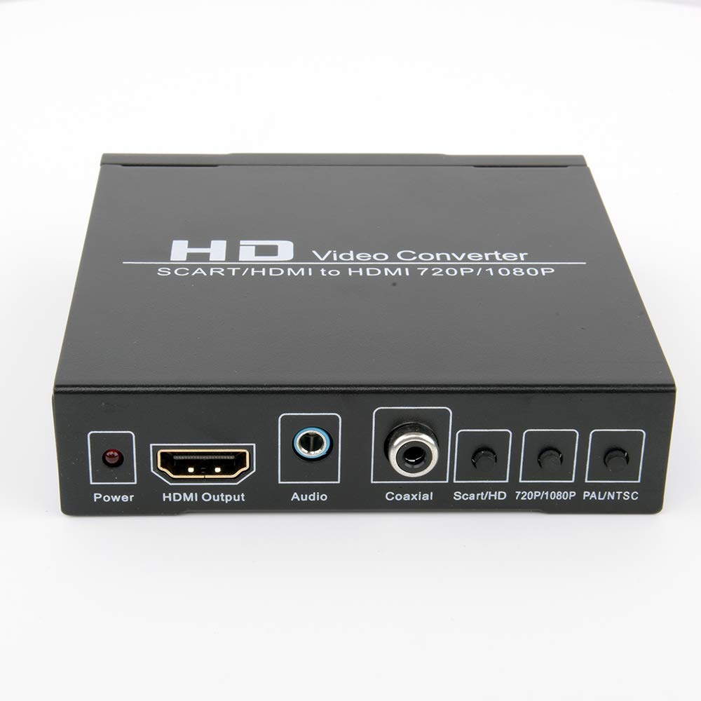 Adaptateur convertisseur péritel vers HDMI avec commutateur péritel HD prise en charge du signal HD 720p 1080p