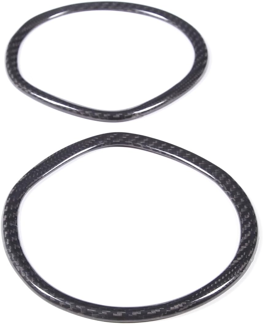 Carbon Fiber Dashboard Gauge Surrrounding Ring Decoration Trim Kit for 2014-2021 Maserati Geberit Accessories Interior Tachometer Decoration Ring Cover Dashboard Gauge Meter Surrounding Ring