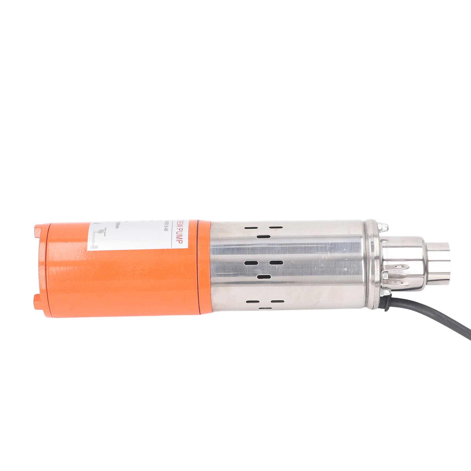 Generic Bomba de Tornillo CC Bomba Sumergible Solar de Acero Inoxidable de Pozo Profundo de Alto Rendimiento 48 V 400 W para Toma de Agua de Río, Acuicultura