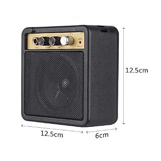 HUIOP Mini amplificateur de Guitare, Haut-Parleur 5W avec entrée 6.35mm, Sortie Casque 1/4 Pouces, Prend en Charge Le réglage du Volume et de la tonalité, Overdrive,Mini ampli Guitare - Les Beatles, Paul McCartney, John Lennon, RIngo Starr, George Harrison HUIOP Mini amplificateur de Guitare, Haut-Parleur 5W avec entrée 6.35mm, Sortie Casque 1/4 Pouces, Prend en Charge Le réglage du Volume et de la tonalité, Overdrive,Mini ampli Guitare – Image 3