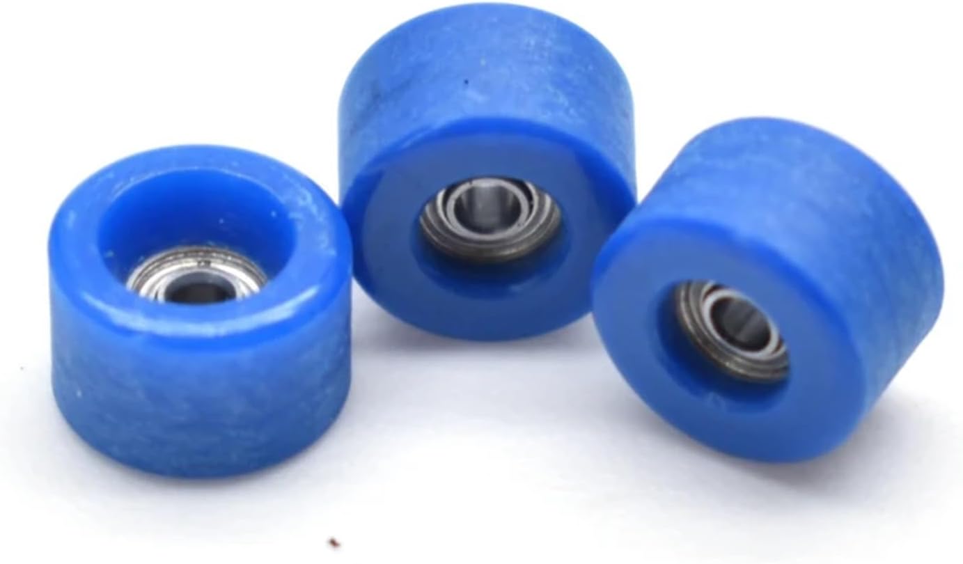 16pcs Bearing Mold Injection PU Coated Wheel Skateboard Urethane Bearing Wheels(Green)