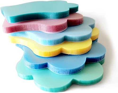 Miniatura 3 de Notas adhesivas transparentes para mujeres, divertidas notas adhesivas transparentes para niños, lindas y coloridas huellas de patas, juego de 6