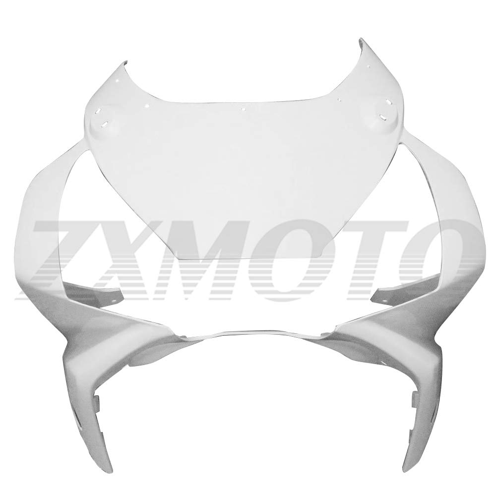 Amazon.com: ZXMOTO Unpainted Front Upper Nose Fairing fit for