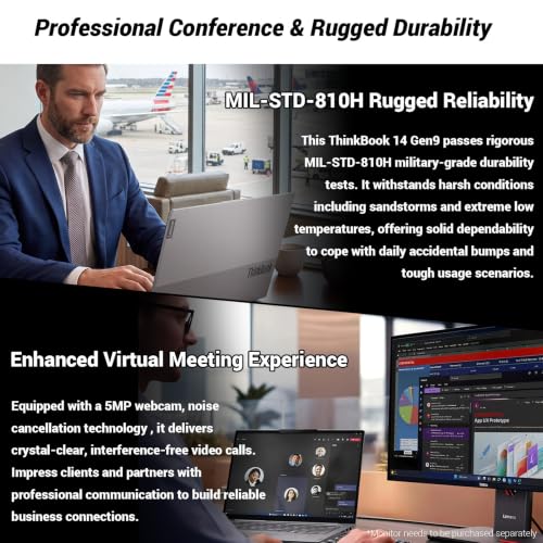 Image of Lenovo ThinkBook 14 AMD Ryzen 7 250 AI Business Laptop, 32GB RAM | 1TB SSD