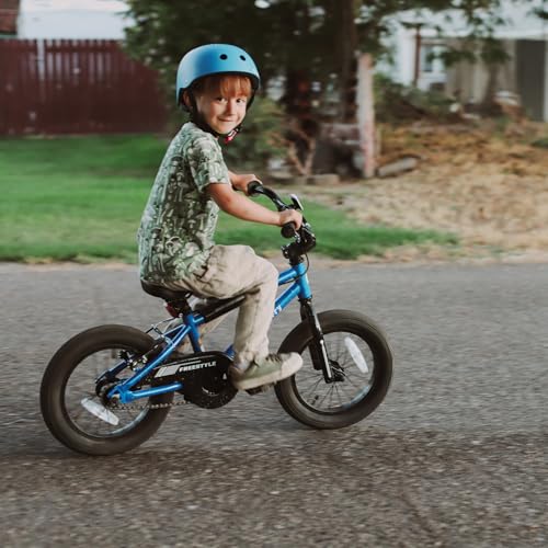 Image of 12 14 16 18 Inch Kids Bike BMX Style Bicycle with Training Wheels Coaster Brake for 2-10 Years Old Toddlers Boys Girls Multiple Colors