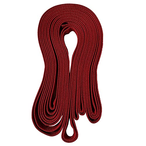 1" Tubular Nylon Webbing (22.5')-Red #TOP6