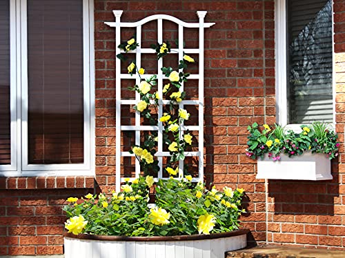 London 30"W X 78"H Vinyl Trellis #TOP2