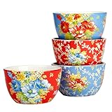 Certified International Blossom 5.25' Ice Cream/Dessert Bowls,Set of 4