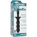 Doc Johnson Vac-U-Lock Accessories - Black Handle - Improves Control Of Slippery Dildos - Great For Pegging and Pounding Your Partner