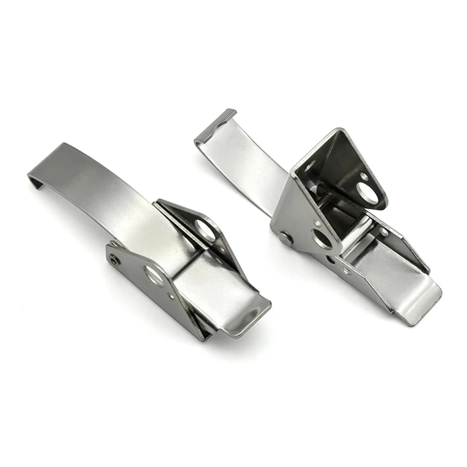 Stainless Steel Arc Hasp 97-30-160-11 Compact Latch Pull-on Eccentric Lock 1Pcs