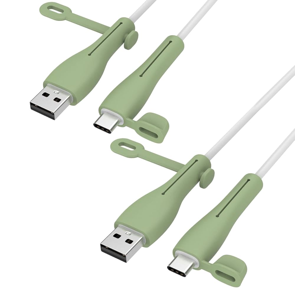 Amazon.co.jp: （2ペア) 充電ケーブル プロテクター 【NOUKAJU
