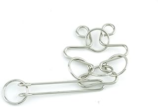 2 pcs Puzzle Game 01815 Gourd Metal Ring Disentanglement Puzzles Toys Jouets