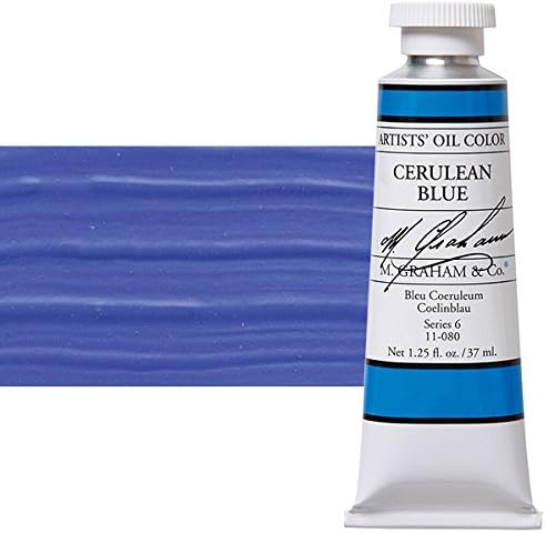 M. Graham Oil Color 37 ML Cerulean Blue