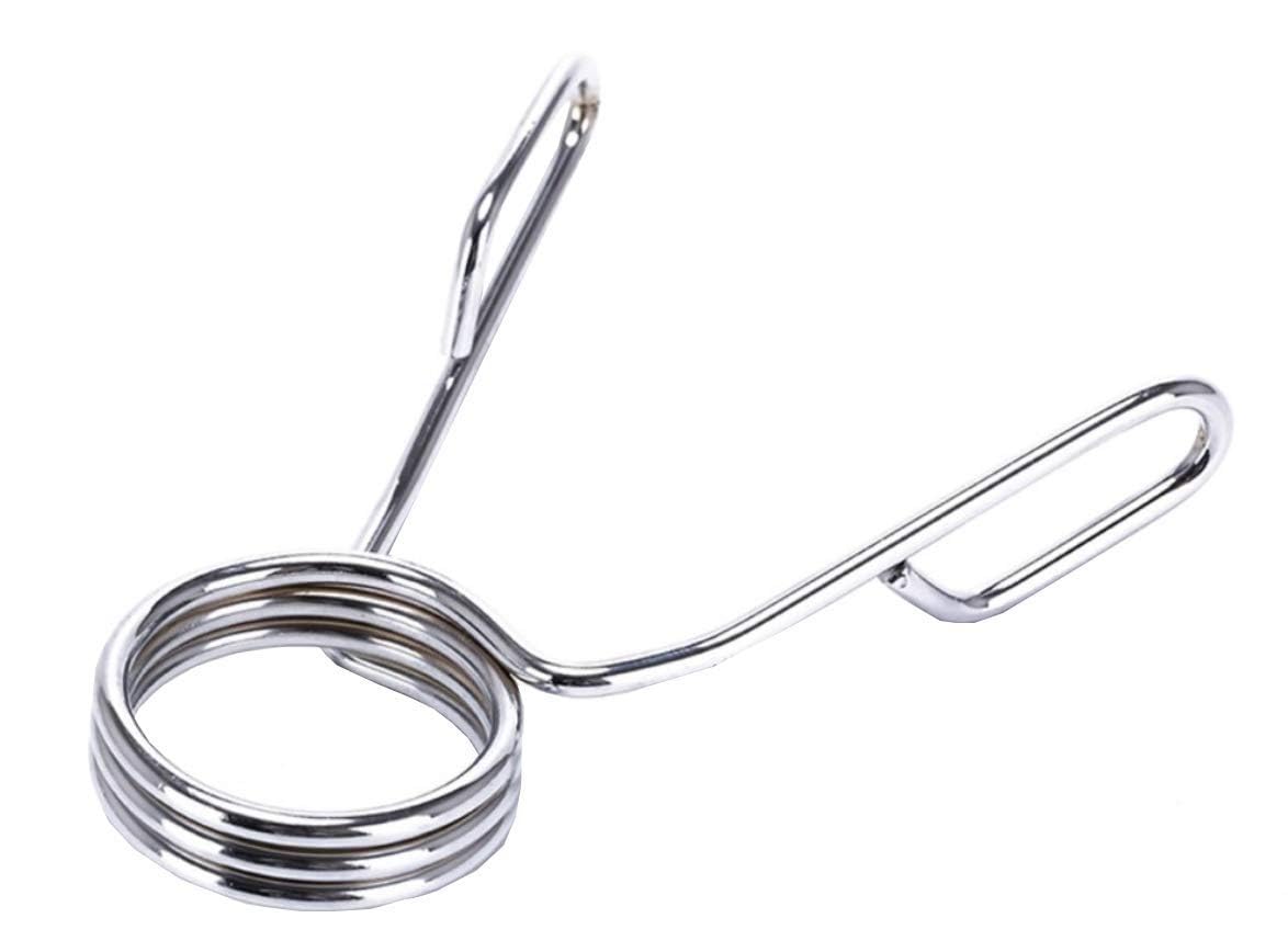 MA Sports Spring Lock for Gym Rod 50mm, Barbell Spring Collar Clip for Barbell bar (Pack of 2)-image-37