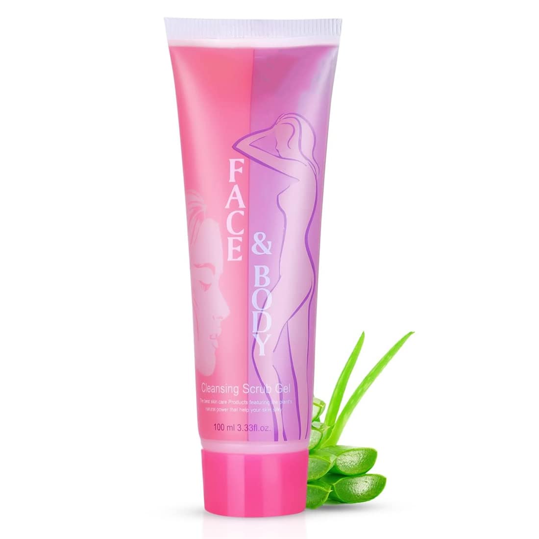 ADSGood Choice India Face & Body Cleansing Scrub Gel Aloe Vera, 100ml