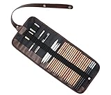 FINGON Artist Pencil Set with Eraser Cutter Knife Pencil for Beginners, Sketching Pencil Set in Zippered Carrying Case