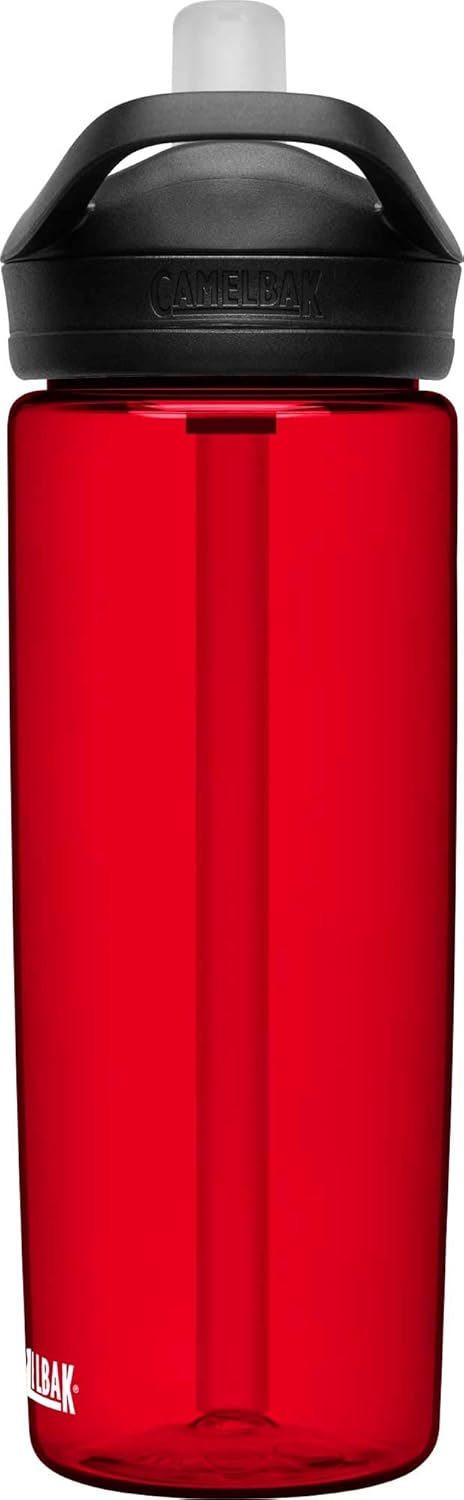 CamelBak eddy+ BPA Free Water Bottle, 20 oz, Cardinal, .6L