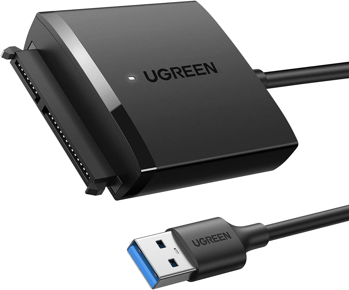 Adaptateur USB 3.1 Vers SATA/IDE - Pour Disque Dur 2.5/3.5 HDD/SSD, Jusqu'à 6 To, Plug & Play