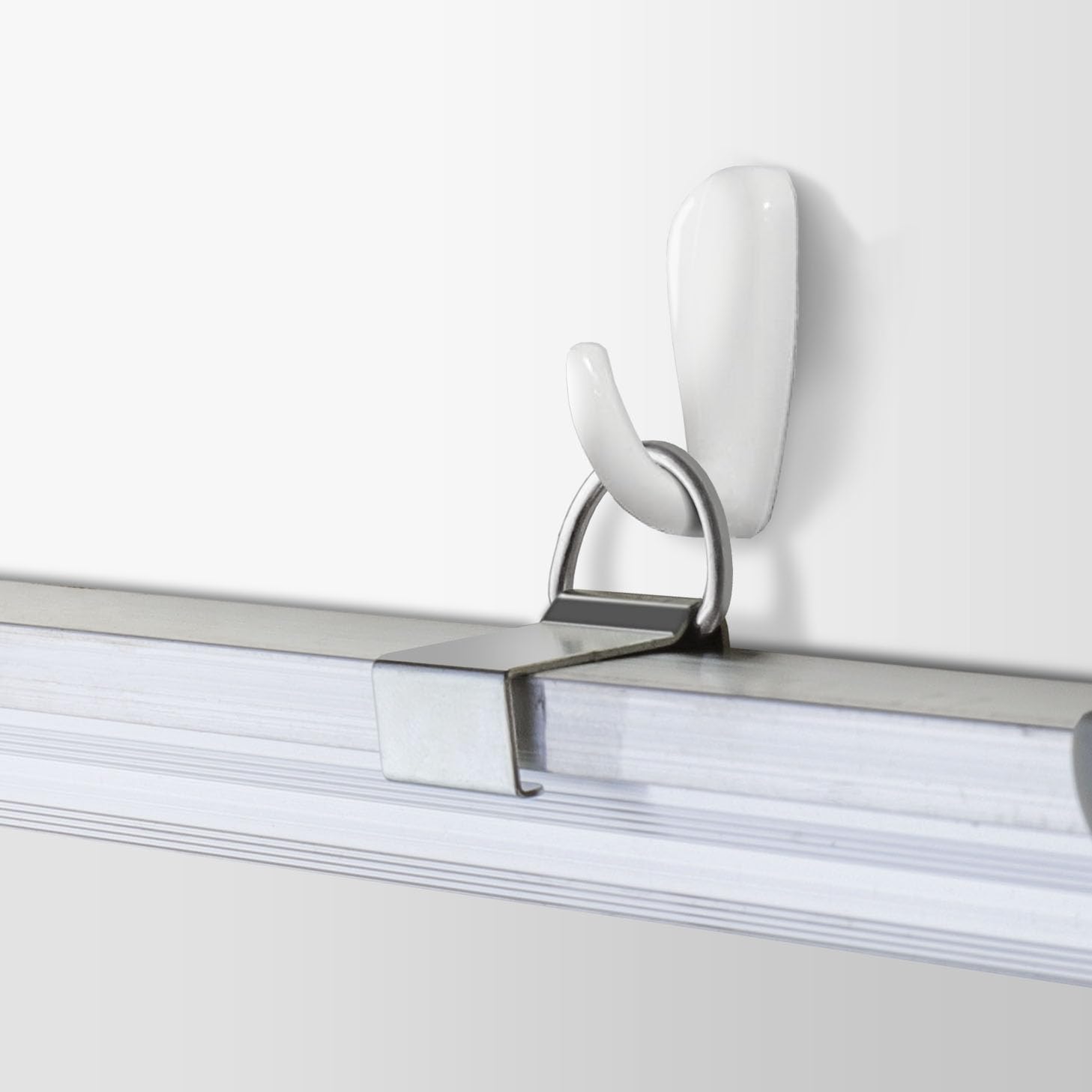 ForenTex Pizarra Blanca Magnética con Bandeja y Marco de Aluminio Incluye Dos Imanes (tamaño 40 x 60 cm)
