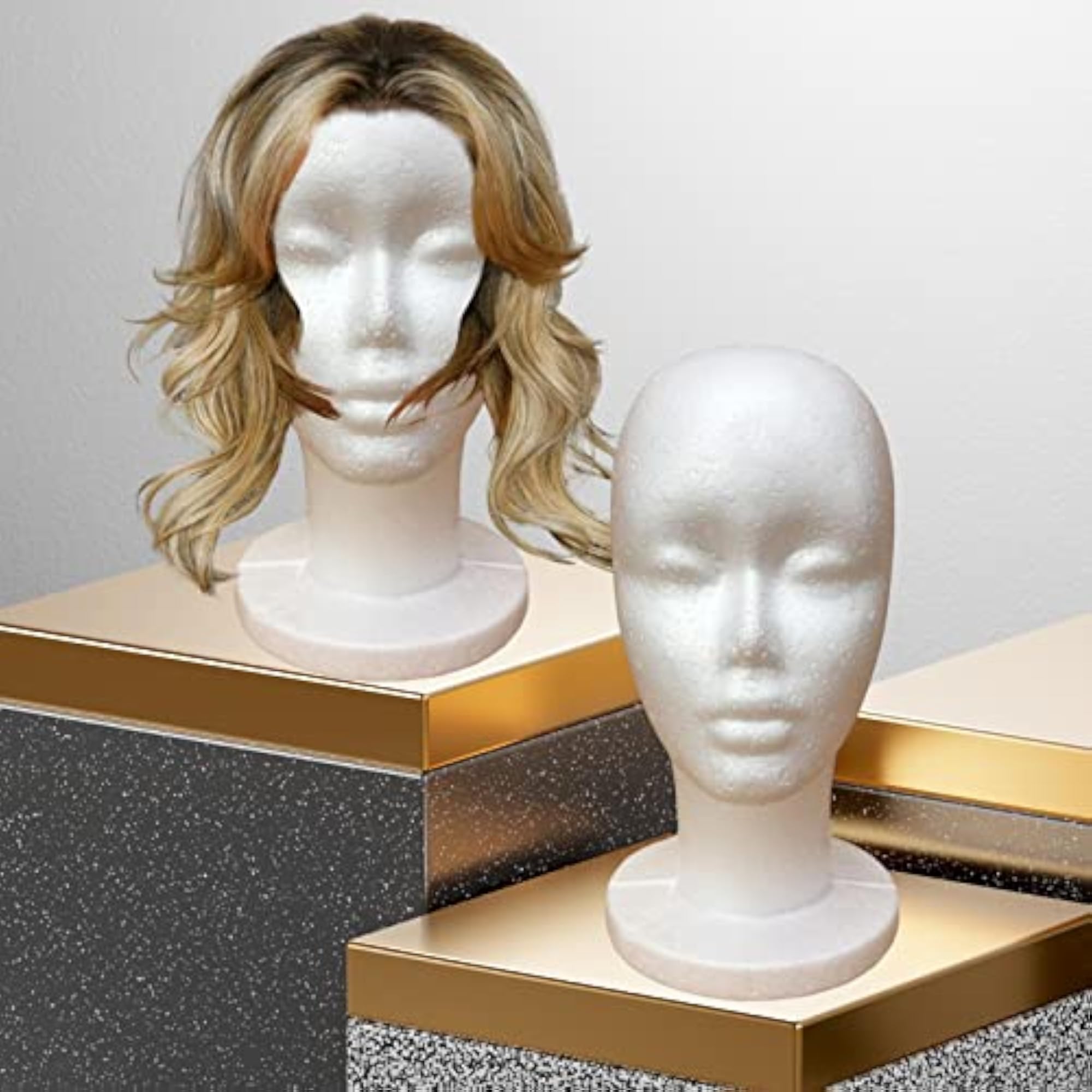 Female Foam Mannequin Head for Display