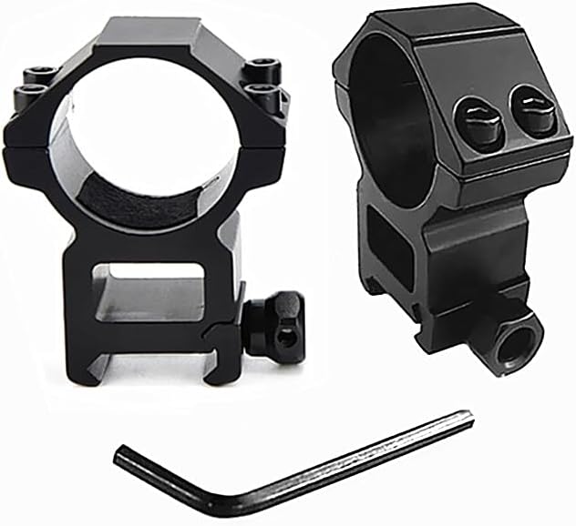 1" or 30mm Dovetail Scope Mount Rings High Low Profile for 11mm or 20mm Dovetail Picatinny 1 Pair