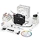 MEEDEN Airbrush Kompressor Set mit 24 Farbset, 1/5PS Air Brush Set mit Auto Stop 3 Dual-Action Airbrushpistole(0.25/0.35/0.5mm) Druckluft Maschine mit Reinigungsset für Künstler Modellbau - 47dB