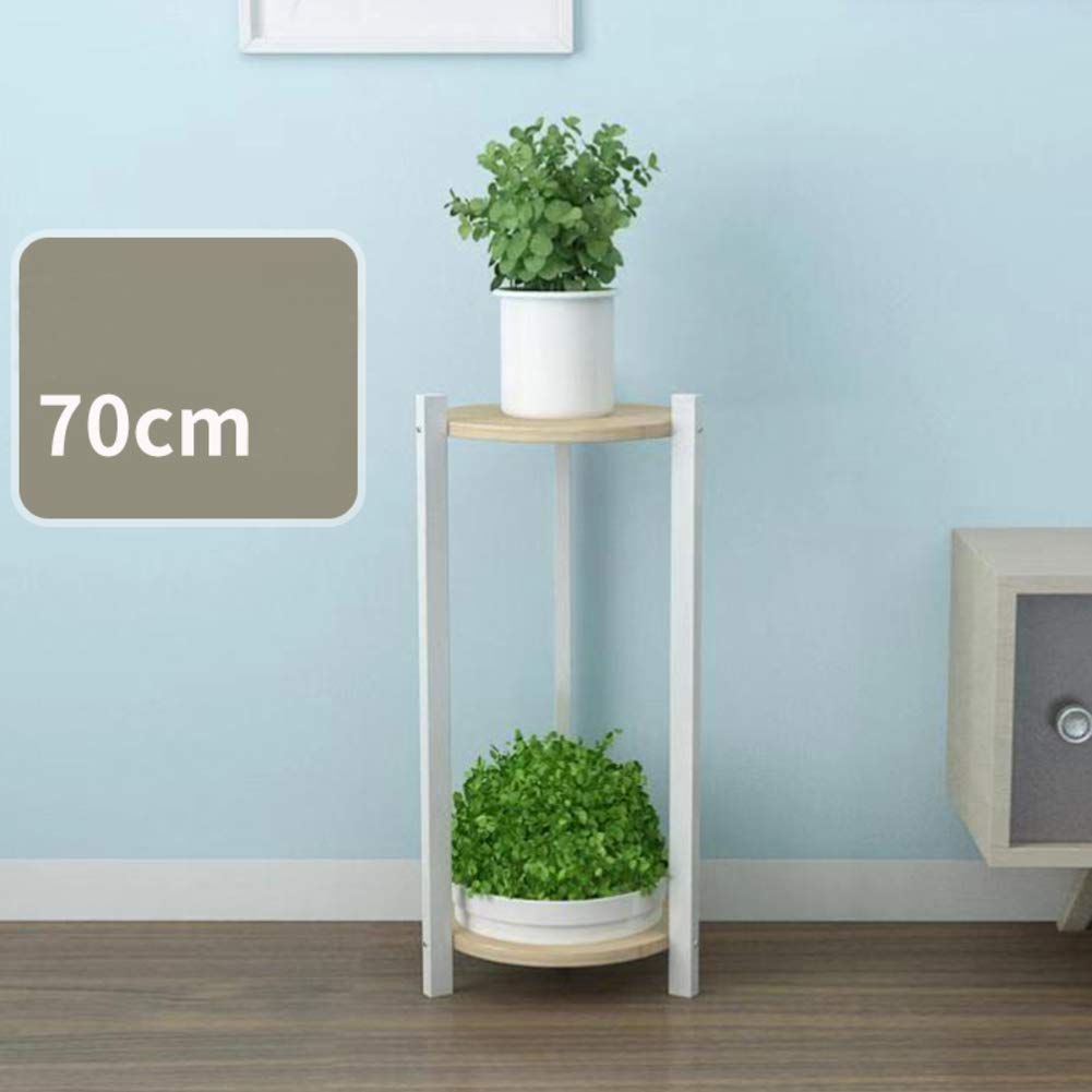 JY&WIN Solid Wood Indoor Plant Stand, 3 Tier Plant Stand, Modern Space Saving Pot Holder, Outdoor Planter Shelf, for Home Office Garden F