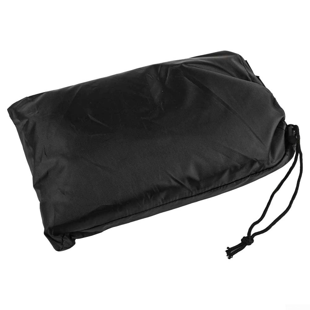 Wasserdichter Rudergerät-Staubschutz, UV-beständiger Schutz für Trainingsgeräte für drinnen und draußen, kratzfestes Fitness-Ausrüstungsschild, 100 x 50 x 45 cm, schwarzes Oxford-Gewebe