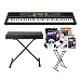 Yamaha PSREW300 76-key Portable Keyboard With Knox Adjustable Stand, Bench & Power Adapter