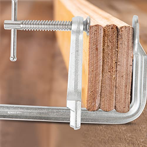 Prostormer Bar Clamps, 6-Inch Sliding Head Steel Bar Clamp With Multifunctional Rotating Pad, Quick Adjustment - Ideal For Woodworking And Metalworking Projects, Pack Of 2 #TOP6