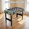 GOPLUS 2 en 1 Table Baby-Foot Enfant, Jeu de Foot avec Compteur de Score, 2 Balles, Pieds Amovibles pour Adultes et Enfants, Jeu d'Arcade de Football pour Salle de Jeux, Fêtes, 94 x 51 x 69 cm