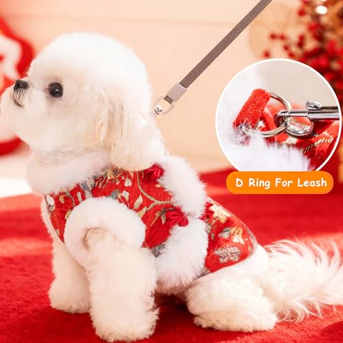 Ropa para Perro Disfraz Año Nuevo Chino XL Rojo miniatura 4