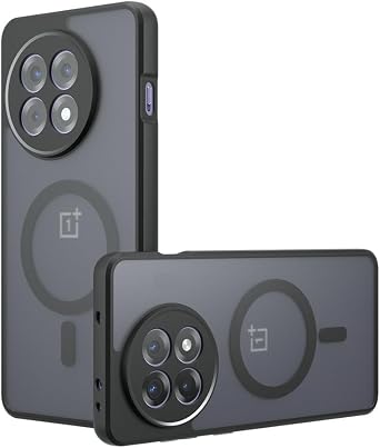 Compatible with OnePlus 13R 5G Case Cover,Compatible with MagSafe,Compatible with OnePlus ACE 5/ ACE 5 Pro 5G Built-in Magnetic Anti-Shock Cell Phone Case Black