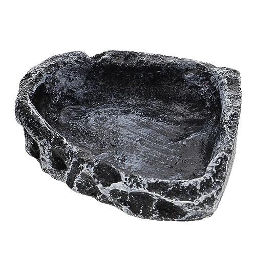 ABOOFAN 爬 用水 餌 テラリウム装飾 ウミガメデザイン 全 滑ら 表面 レオパ