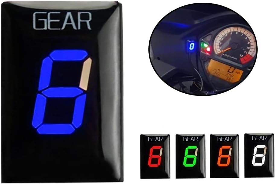 Gear Display Meter for Su&zuki SV1000 S SV 1000 N SV1000S SV1000N SV 1000S 1000N Motorcycle Gear Indicator ECU Speed Gear Display Meter Motorcycle Gear Indicator
